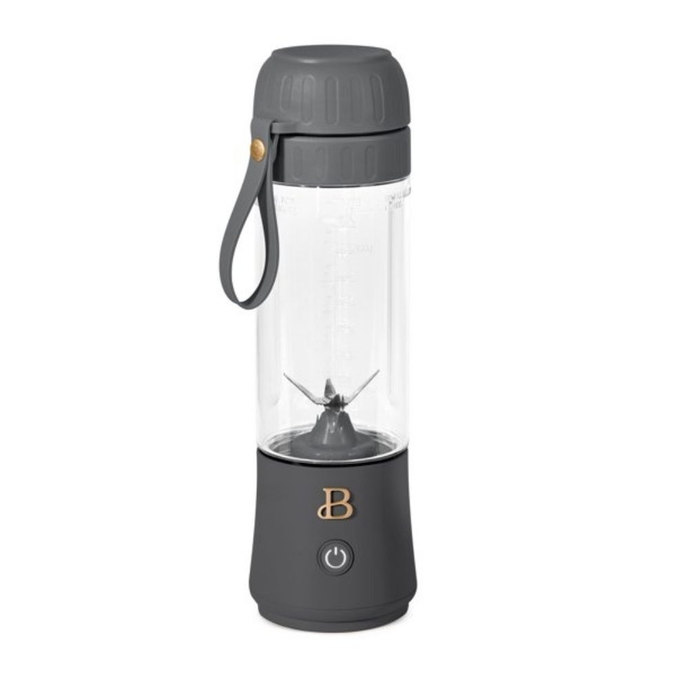 Personal Blender Beautiful Grey with Gold